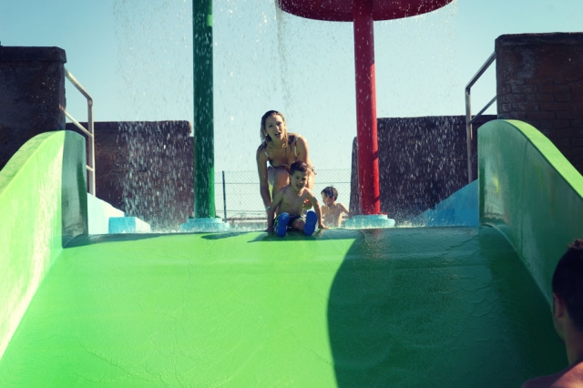 Gran tobogan para los peques